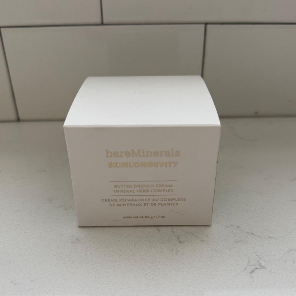 bareMinerals Skinlongevity Butter Drench Cream 1.7oz/50g Ultra Rich Face NIB - Picture 7 of 12